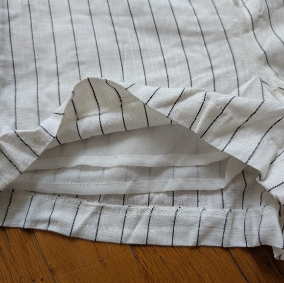 Nwt Steve Madden High Waist Pinstripe Shorts - Picture 11 of 12